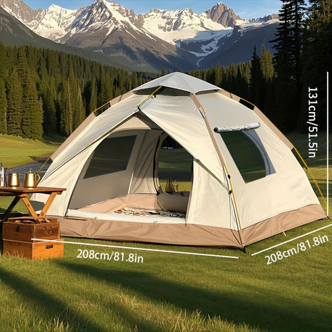 Automatische Faltbare Campingzelt – Komfortabel und Langlebig für Outdoor-Abenteuer