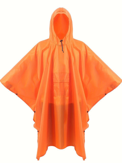 Wasserdichter 3-in-1 Poncho – Multifunktional und Atmungsaktiv für Wandern, Campen und Radfahren