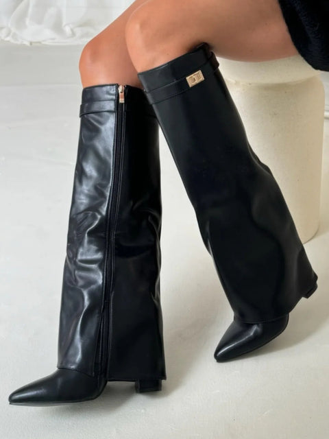 Luxe Wildleder Overknee Stiefel für Damen – Komfort und Klasse