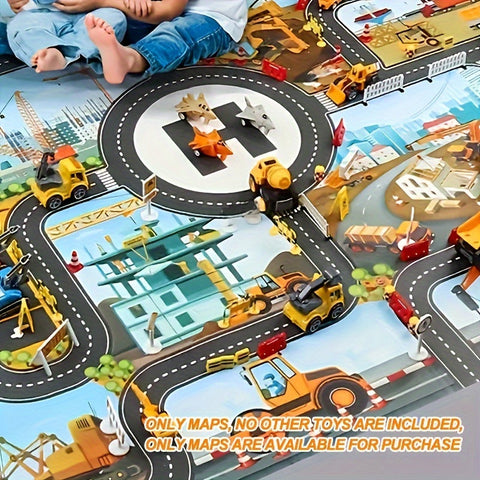 Bau- und Abenteuer-Spielteppich – Für kleine Entdecker und kreative Spieler