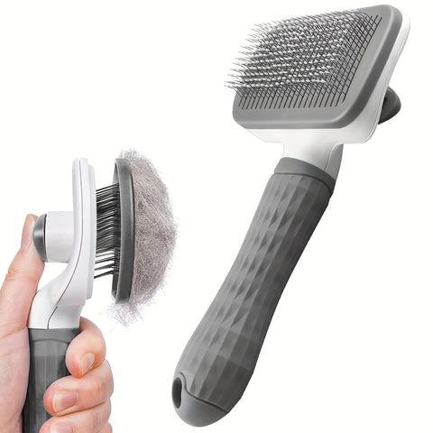 Elegante Glide Tierpflegebürste – Mühelose Fellentfernung & Belebende Massage
