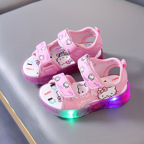 Sanrio Leuchtende Mädchensandalen – Bequeme und Atmungsaktive Sommerschuhe