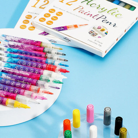Kreative Acrylfarben Stifte - Für Kunst und Kreativität