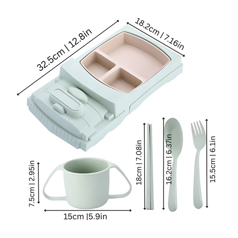 Fröhliches Lunchbox-Set - Multifunktional und Gesund