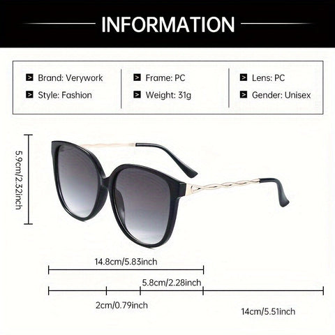 Retro Sonnenbrille für Damen – Stilvolle Quadratische Sonnenbrille mit Anti-Reflex-Beschichtung