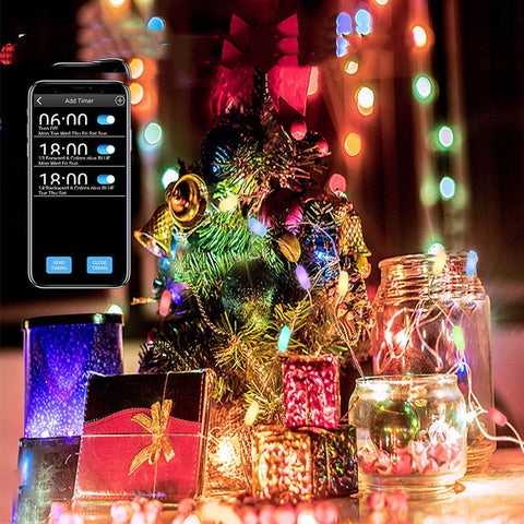 SmartGlow Weihnachtsbeleuchtung - Bunte Beleuchtung mit App-Steuerung