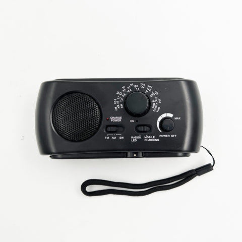 SurvivorTune Notradio - Tragbares AM/FM Radio mit Ladegerät & Taschenlampe