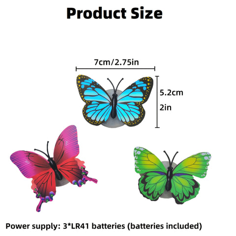 ButterflyGlow LED Lampen - Magische 3D Schmetterling Stimmungsbeleuchtung