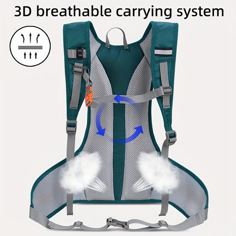 Leichter Sport-Rucksack - Atmungsaktiv und Wasserfest für Joggen und Wandern