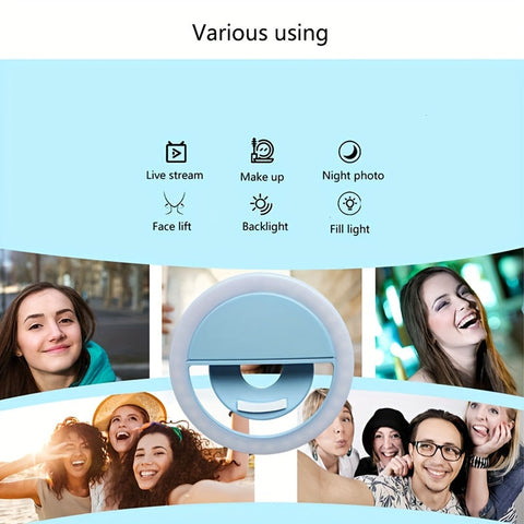 LED Selfie-Ringleuchte - Perfekt für Make-up und Fotografie