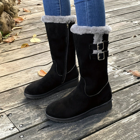 Fuzzy Boots für Damen - Warm und Stilvoll für Kalte Tage
