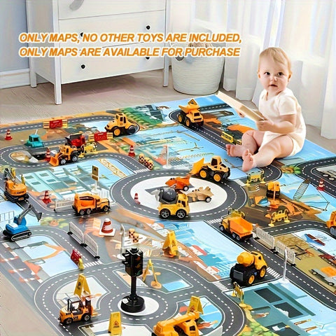 Bau- und Abenteuer-Spielteppich – Für kleine Entdecker und kreative Spieler
