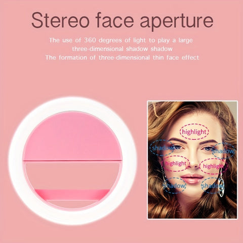 LED Selfie-Ringleuchte - Perfekt für Make-up und Fotografie