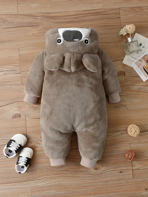 Bennie Bären Strampler für Babys - Warmer und Gemütlicher Jumpsuit für Draußen