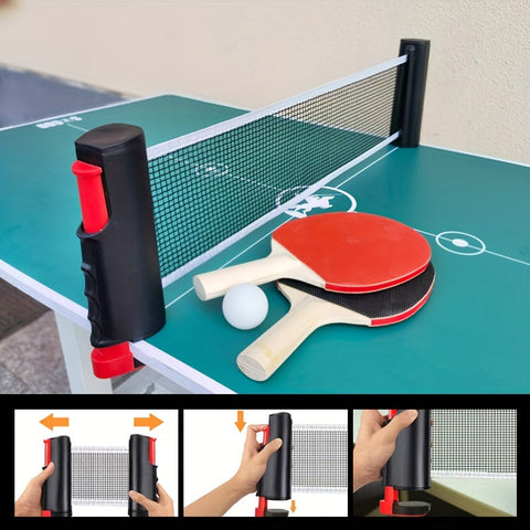 Tragbares Tischtennis-Set - Ideal für drinnen und draußen