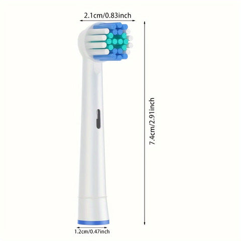 16 Ersatz-Zahnbürstenköpfe – Geeignet für Oral-B Modelle und Bietet Gründliche Reinigung