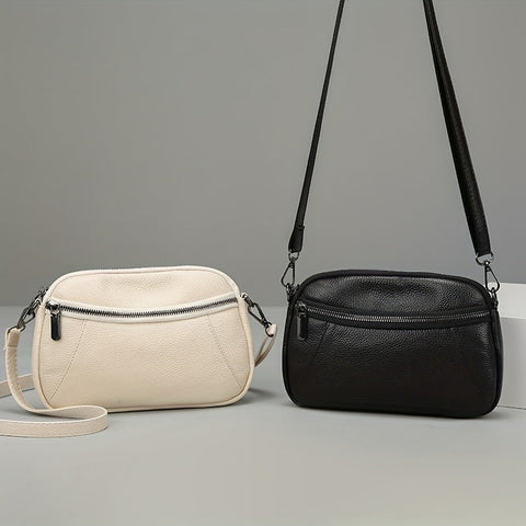 Klassisch Chic Leder Crossbody – Zeitlos und Funktional
