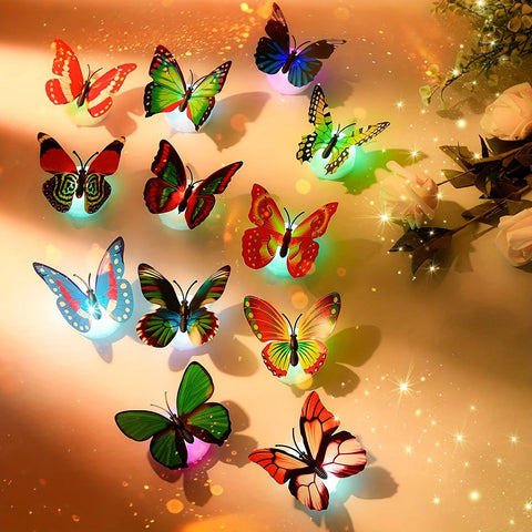 ButterflyGlow LED Lampen - Magische 3D Schmetterling Stimmungsbeleuchtung
