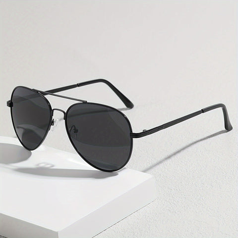 Pilotensonnenbrille für Herren – Zeitloses Design mit Metall und Kunststoff für den täglichen Gebrauch