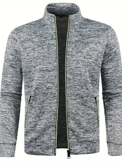 Herren Cardigan mit Voller Reißverschluss – Lässig und Stilvoll für die Kalten Monate