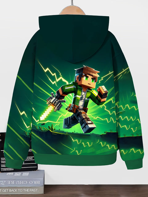 Lässige geometrische Spieljacke – Stilvoll und bequem für Jungen