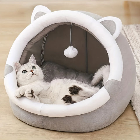 Knus Katzenhaus - Der perfekte Spiel- und Schlafplatz für deine Katze
