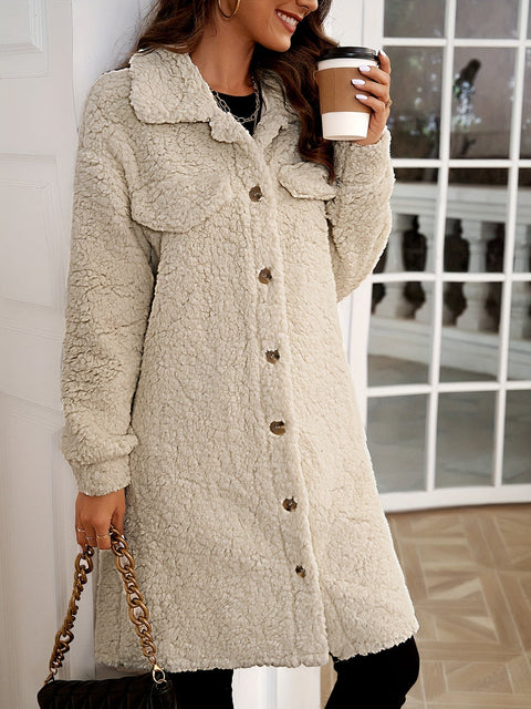 Luna Teddy Jacke - Warm und Stilvoll für Damen im Winter