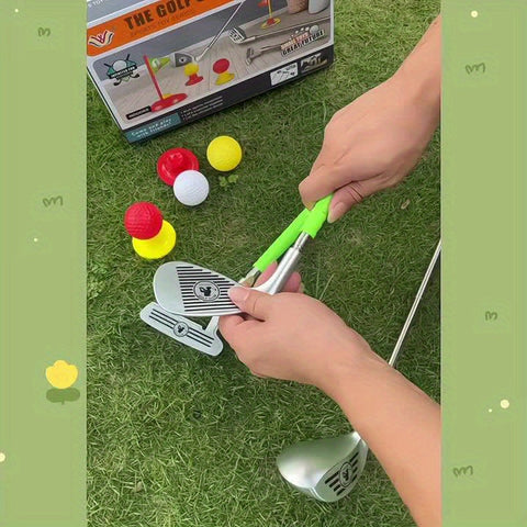 Golfset für Kinder - Verstellbare Schläger und Ziele für endlosen Spielspaß