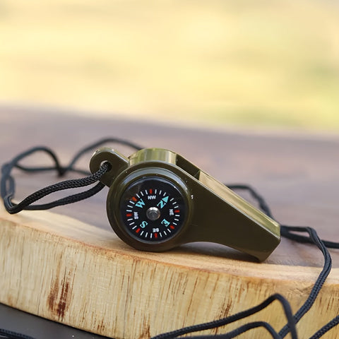 Nothorn mit Kompass und Thermometer – Nachhaltiges und Schwimmendes Design für Survival- und Outdoor-Abenteuer