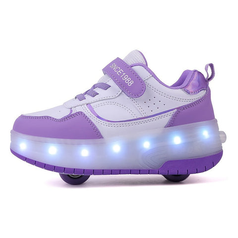 GlowRiders Roller Sneakers - Für Kinder mit Lichtspektakel