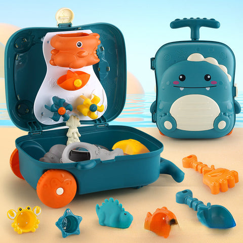 Walvis-Thema Strandspielzeug Set für Babys – 8-teiliges Reisegepäck