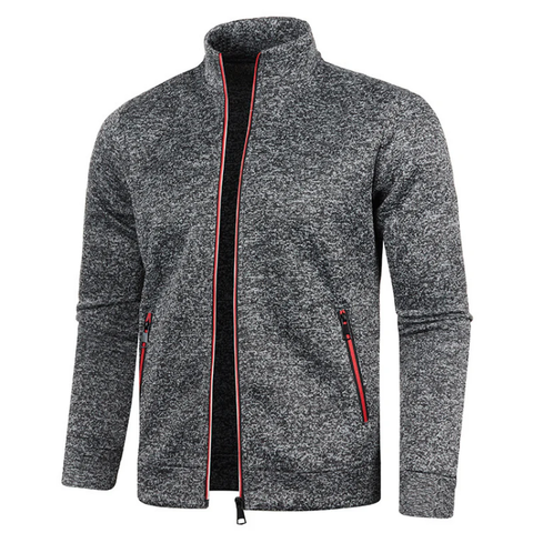 Herren Leichtgewicht Sportjacke – Atmungsaktiv mit Stehkragen
