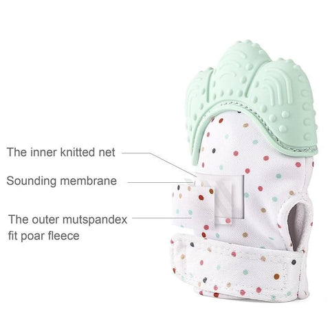 Baby Zahnungsberuhigende Handschuh – Komfort für dein Kleines