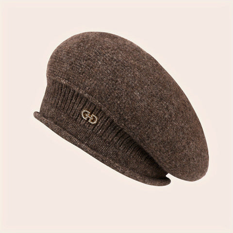 Schicke Strick-Beret für Damen - Eleganz und Wärme für den Winter