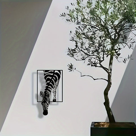Zebra Silhouette Wanddekoration - Stilvolle Eleganz für Deinen Raum