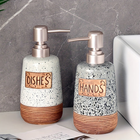Vintage Keramische Seifenspender – 420ml für Küche oder Badezimmer