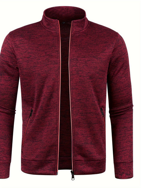 Herren Cardigan mit Voller Reißverschluss – Lässig und Stilvoll für die Kalten Monate