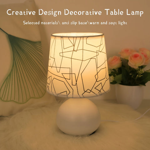 Geometrische Stil Tischlampe - Modern und Gemütlich