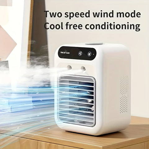 Tragbarer Mini-Klimaanlage – All-in-One Luftbefeuchter & Ventilator