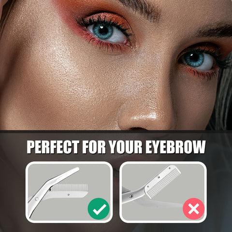 Präzisions-Wimpernschneider mit Kamm – Hygienisch und Effektiv