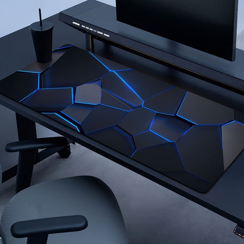 Geometrische Gamer Matte - Stilvoll, Langlebig und Rutschfest für ein Perfektes Spielerlebnis