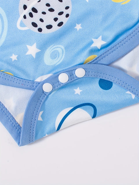 Weltraum Abenteuer Baby Set – Body, Hose und Mützen