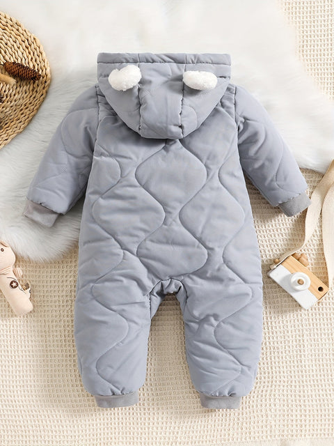 Luca Kapuzenoverall für Babys - Warm und Niedlich für Außenabenteuer