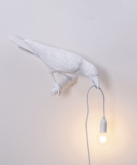 Krähen Tischlampe - Einzigartige und Künstlerische Beleuchtung