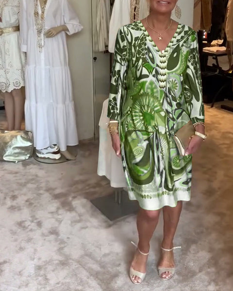 Vintage Vibe Kleid - Elegant und Bequem für Jeden Anlass