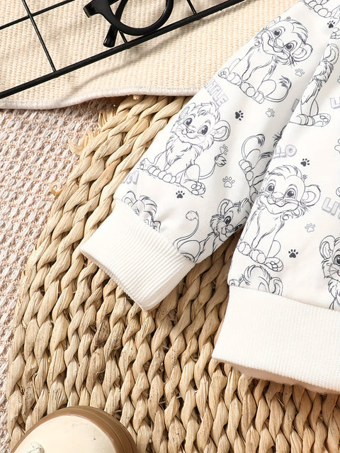 Lustiger Löwe Jumpsuit Set – Perfekt für Abenteuer im Herbst und Winter