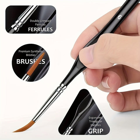 Präzisions-Detailpinsel – Ideal für präzise Malerei und detaillierte Kunstwerke