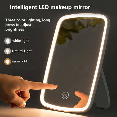 GlowPerfect LED Make-up Spiegel - Beleuchtung und Stil in Einem