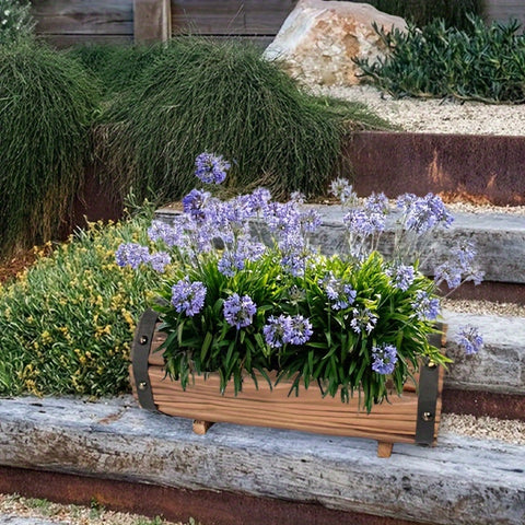 Vintage Holzblumenkasten Set – Robuster Eyecatcher für Innen und Außen