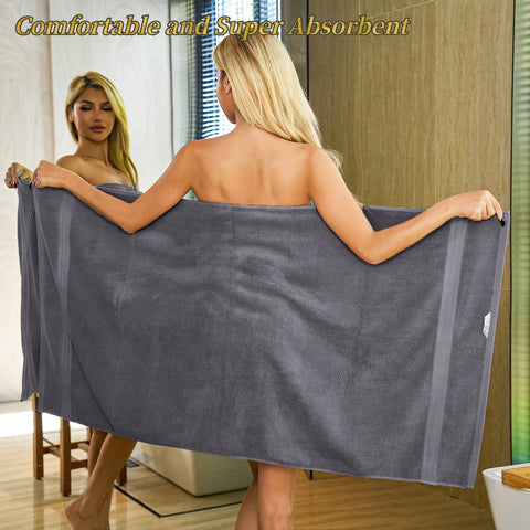 Premium Baumwoll-Badetuch-Set – Weich und Absorbierend